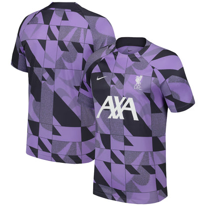 Liverpool Shirt 2023/24 Academy Pro Pre-Match Top - Purple