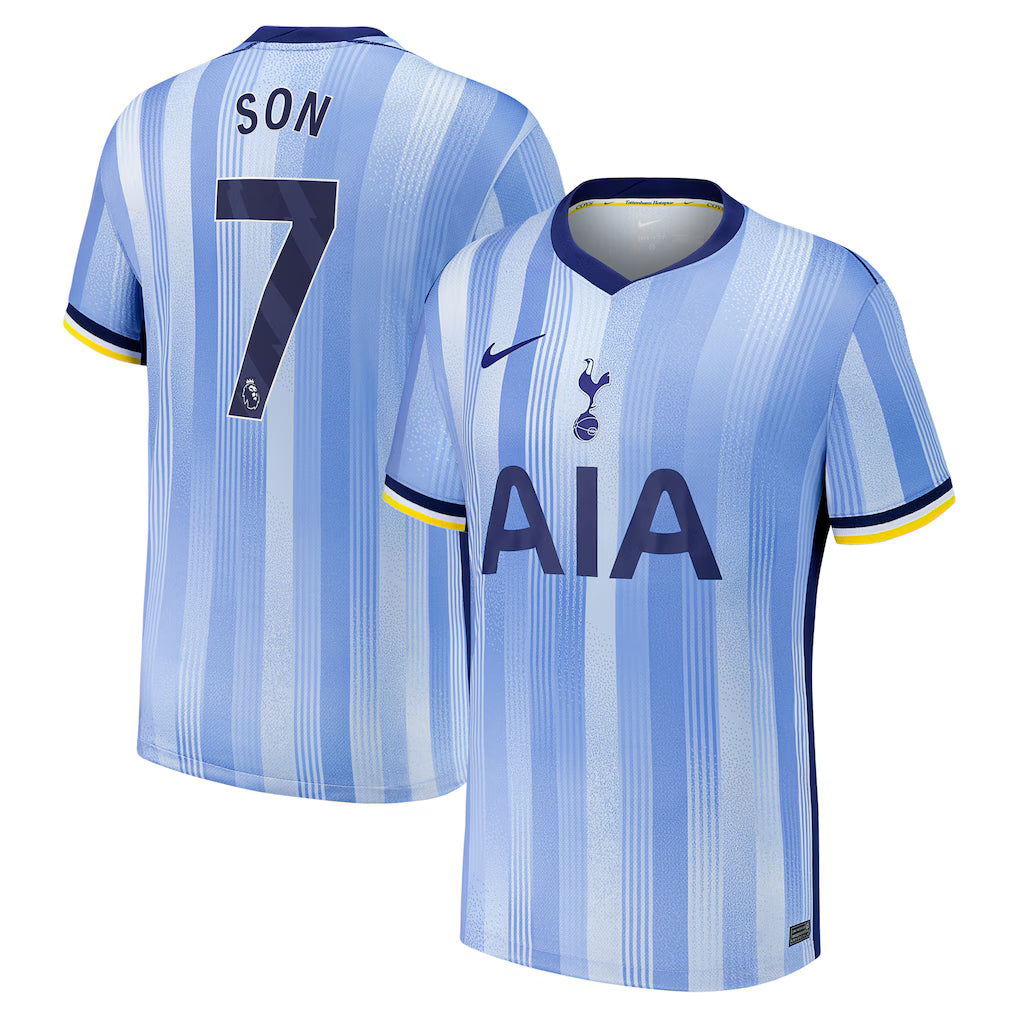 Son Heung-Min Tottenham Hotspur 2024/25 Away Replica Player Shirt - Blue
