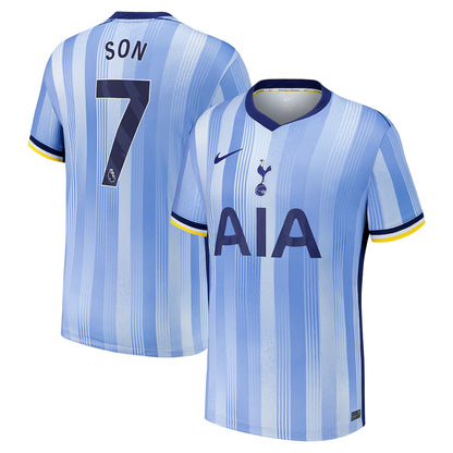 Son Heung-Min Tottenham Hotspur 2024/25 Away Replica Player Shirt - Blue