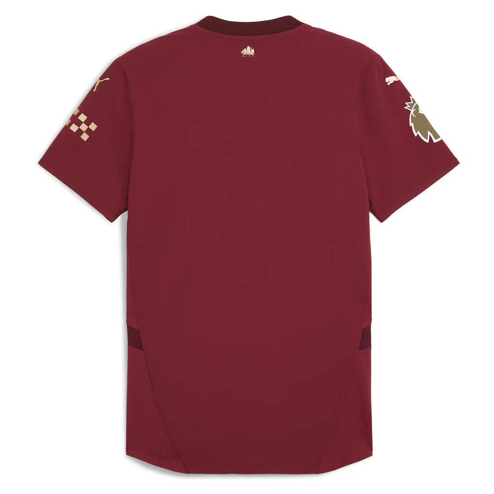 Manchester City 2024/25 Third Authentic Shirt - Burgundy