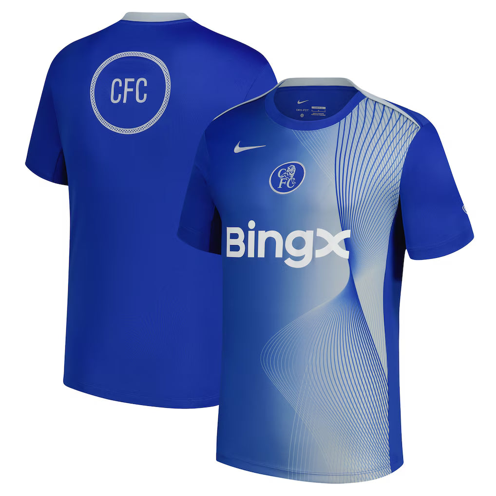 Chelsea Shirt Third 2025/26 Academy Pro Pre-Match Dri-Fit Top - Blue