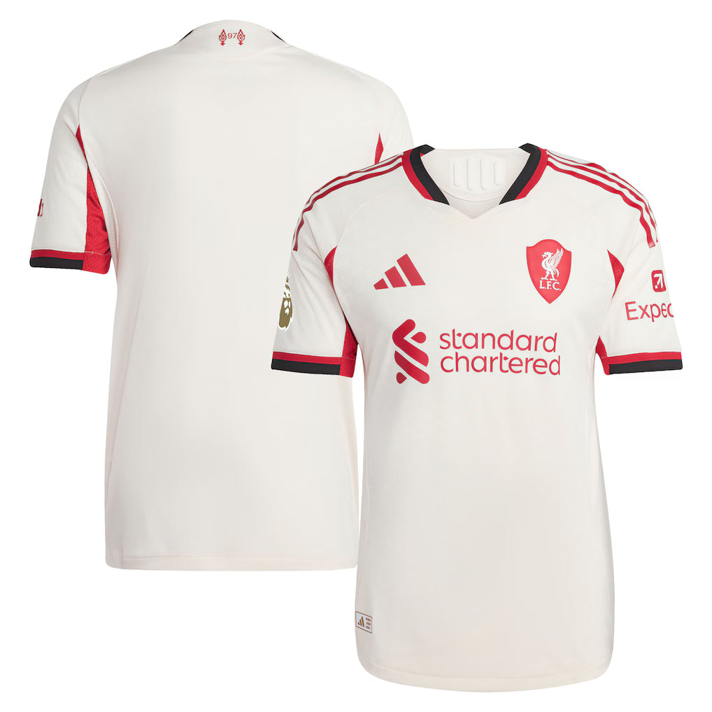 Liverpool 2025/26 Away Authentic Shirt - White