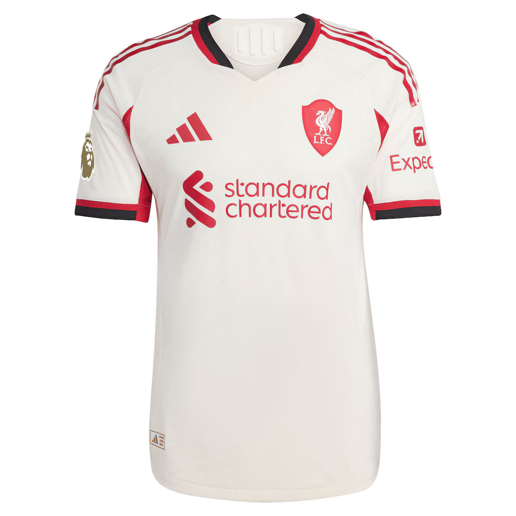 Liverpool 2025/26 Away Authentic Shirt - White