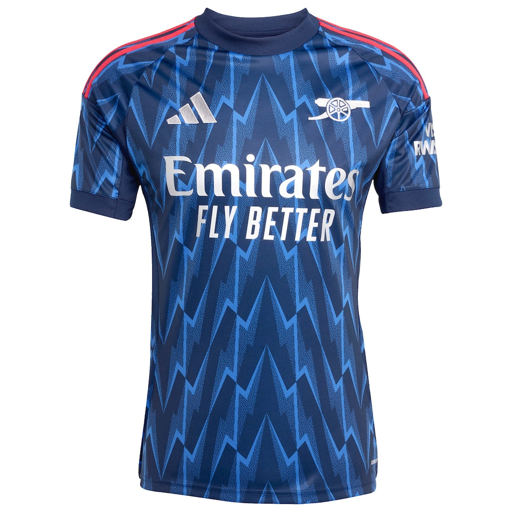 Arsenal 2025/26 Away Authentic Shirt - Blue