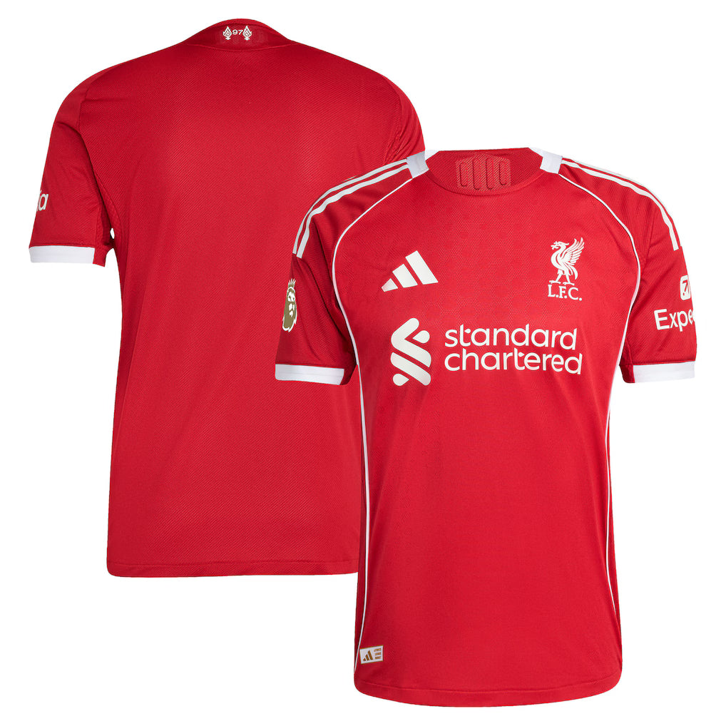 Liverpool 2025/26 Home Authentic Shirt - Red