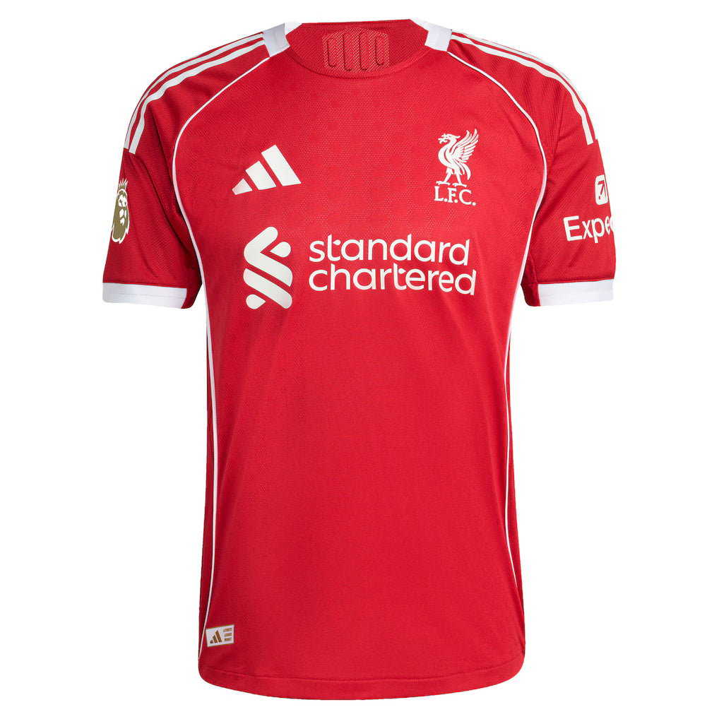 Liverpool 2025/26 Home Authentic Shirt - Red