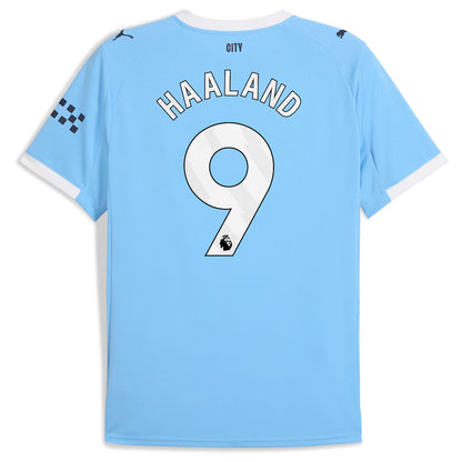 Erling Haaland Manchester City 2025/26 Home Authentic Player Shirt - Sky Blue