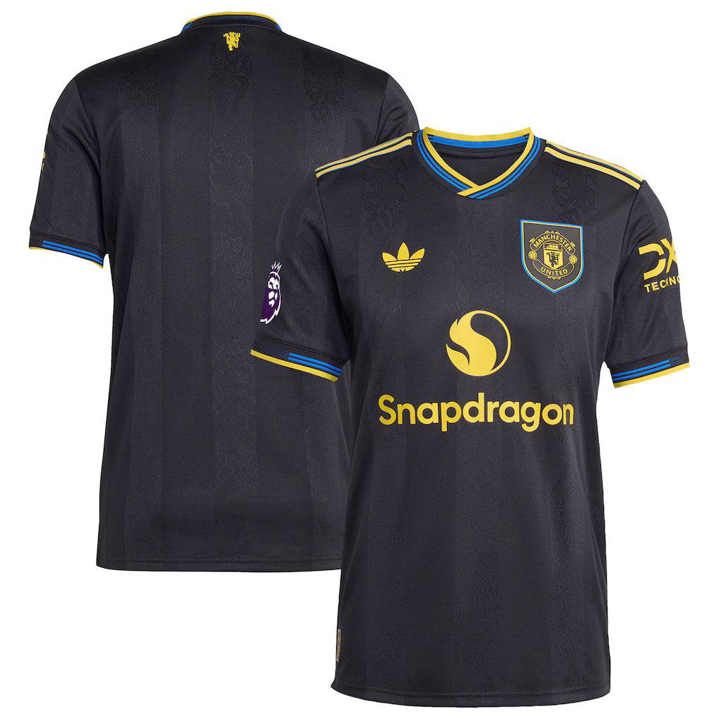 Manchester United 2025/26 Third Authentic Shirt - Black