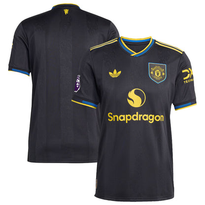 Manchester United 2025/26 Third Authentic Shirt - Black