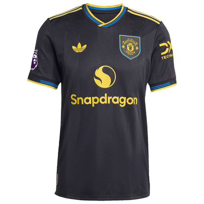 Manchester United 2025/26 Third Authentic Shirt - Black